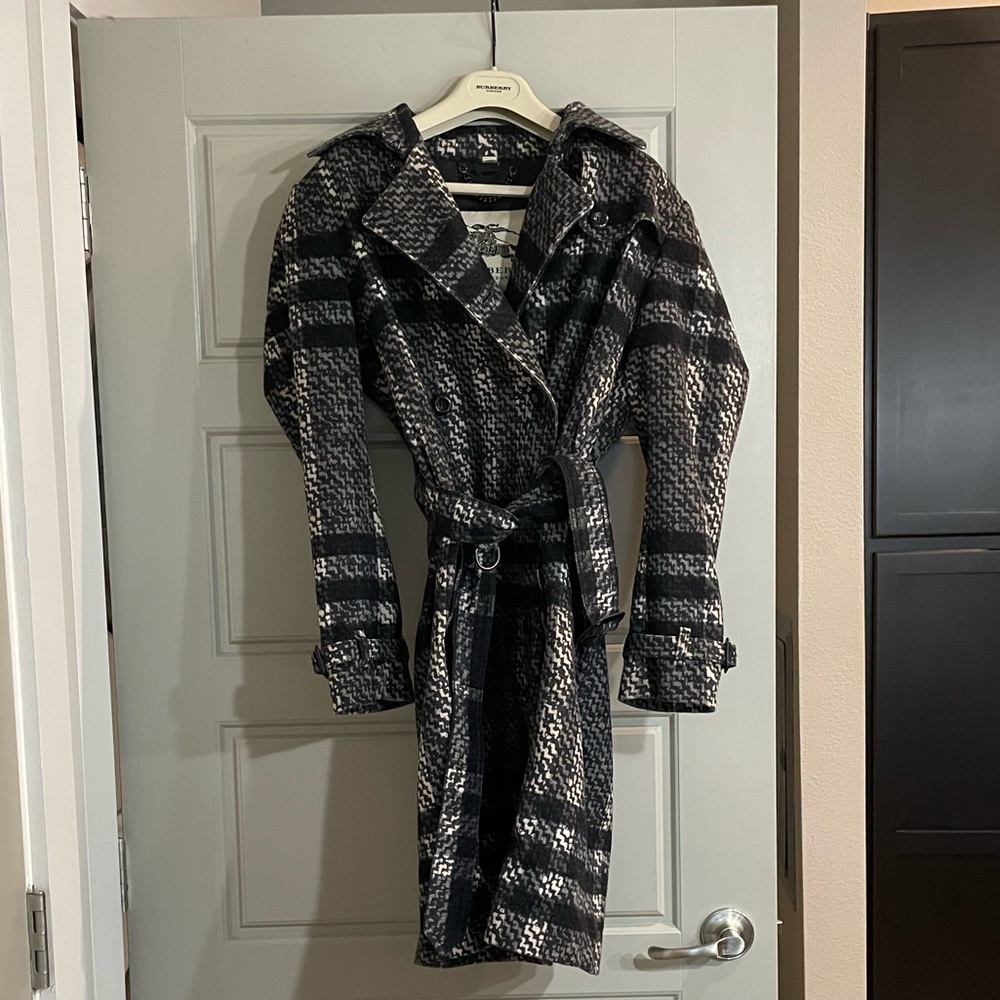 Burberry wool trench